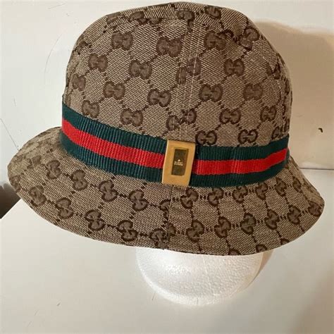 gucci knit hat|authentic Gucci bucket hat.